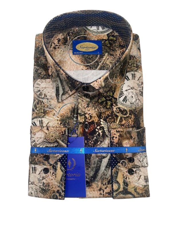 Satoriaasa Long Sleeve Slim Fit Shirts - Image 2