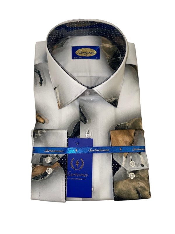 Satoriaasa Long Sleeve Slim Fit Shirt