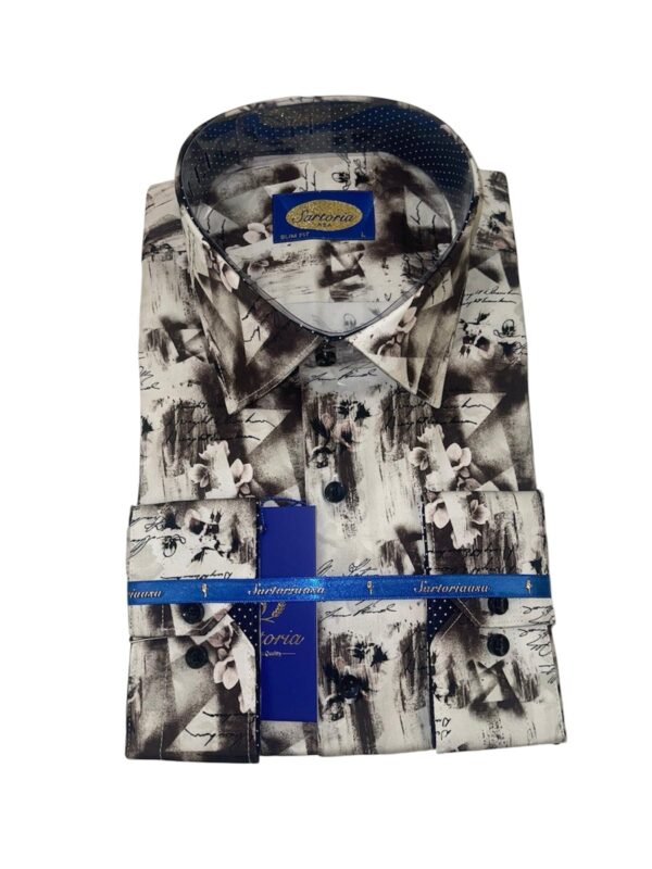 Satoriaasa Long Sleeve Slim Fit Shirt