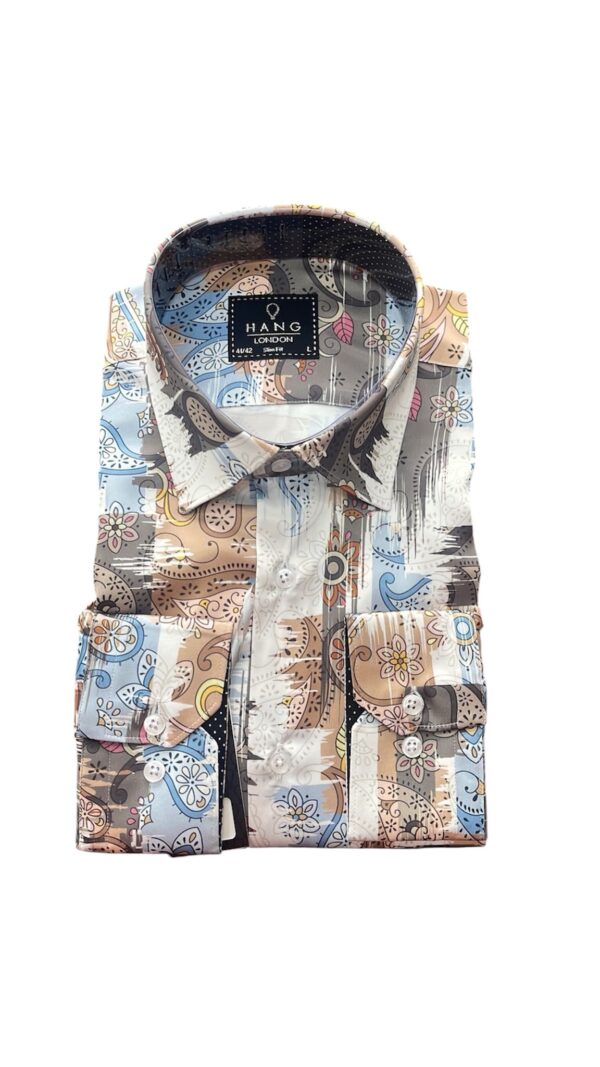 Hang London Long Sleeve Slim Fit Shirt