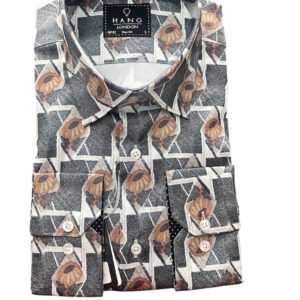Hang London Long Sleeve Slim Fit Shirt