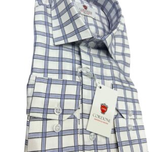 Cordone Long Sleeve Slim Fit Shirt